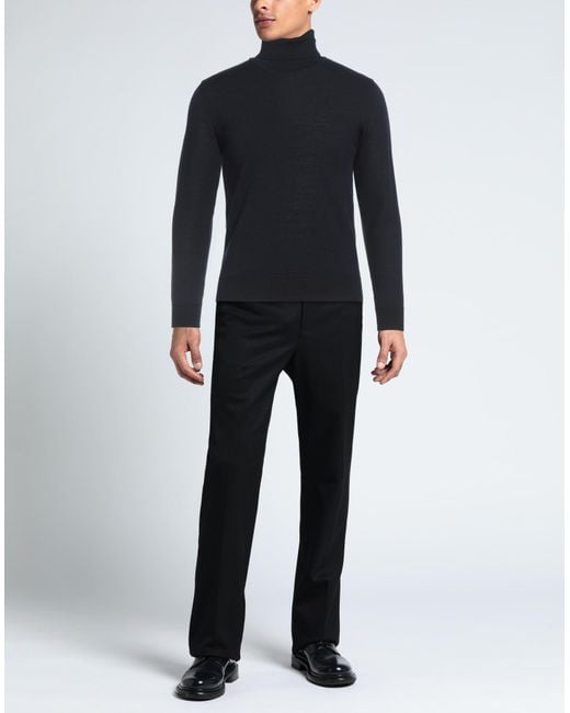 Luigi Borrelli Napoli Blue Turtleneck for men