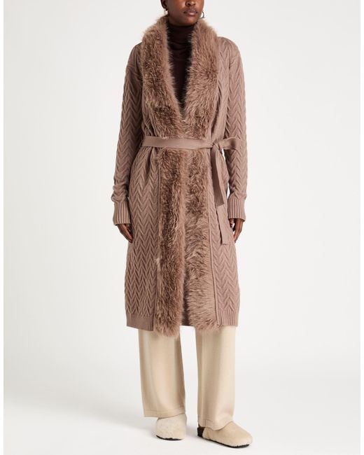 MARCIANO BY GUESS Brown Overcoat & Trench Coat