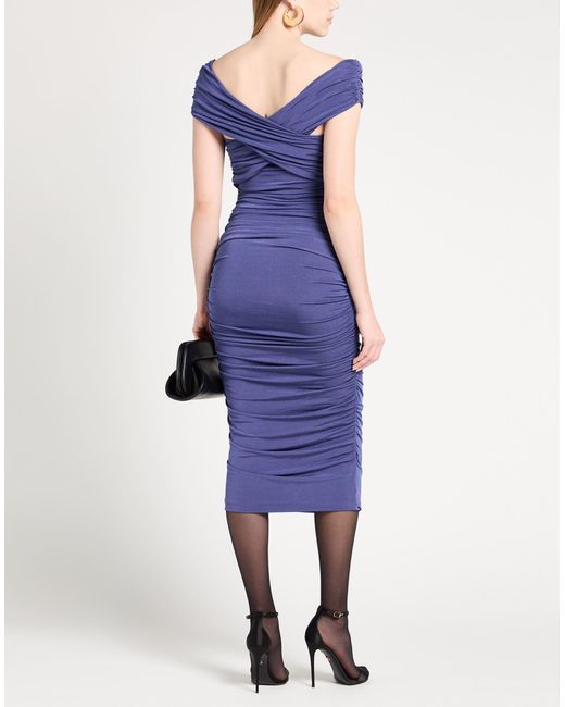 Vestido midi Giorgio Armani de color Blue