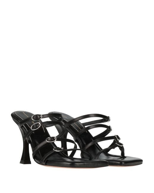 Proenza Schouler Black Sandals Leather