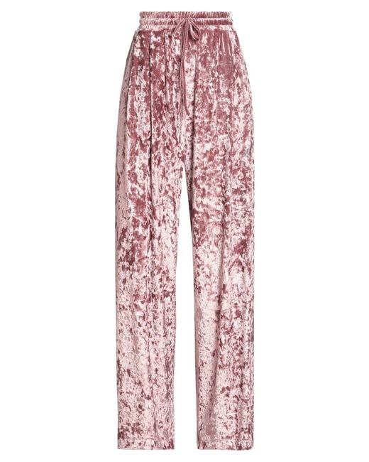 Gaelle Paris Red Pants Polyester, Elastane