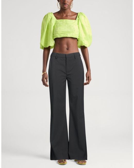 Dondup Black Pants Cotton