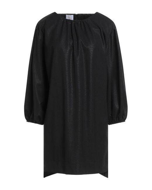 Emma Black Mini Dress Polyester, Viscose, Elastane