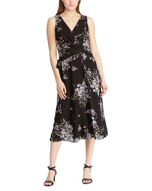 Ralph Lauren Black Midi Dress