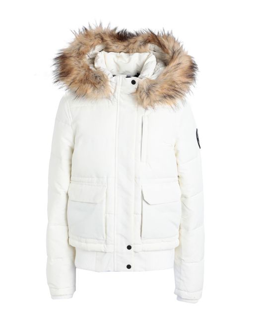 Superdry White Down Jacket