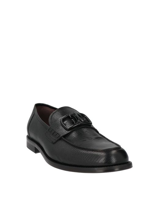 Giovanni Conti Black Loafers Leather for men