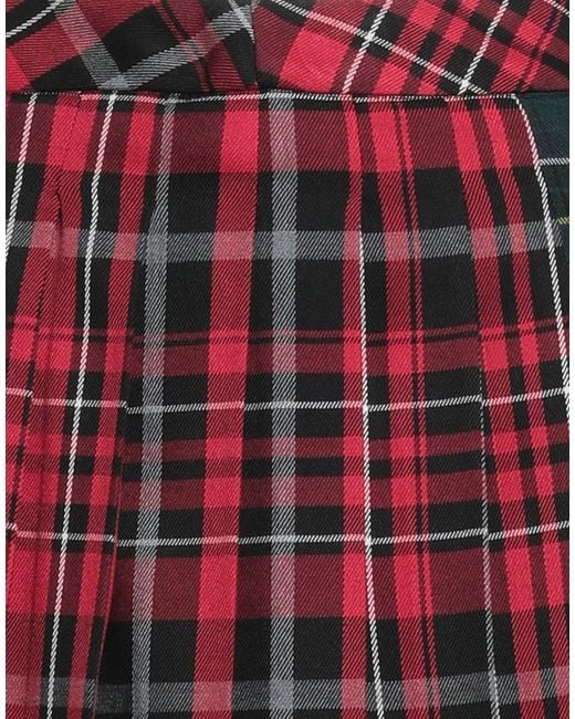 Liu Jo Red Mini Skirt Polyester, Viscose, Elastane