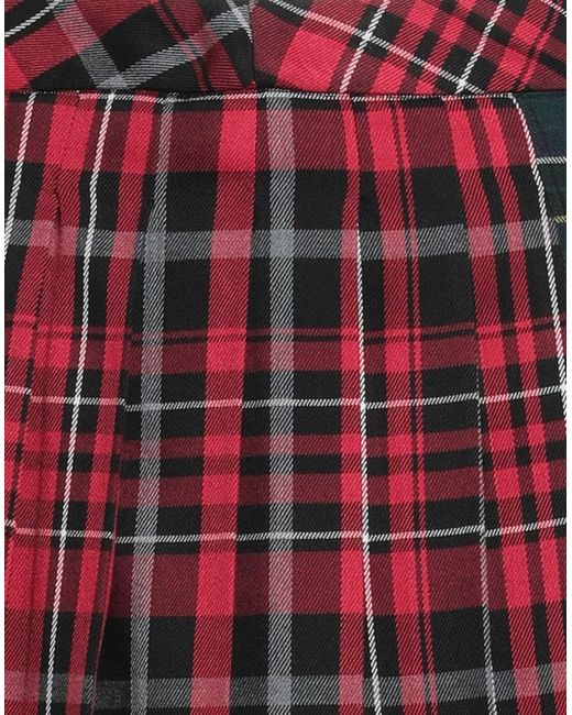 Liu Jo Red Mini Skirt Polyester, Viscose, Elastane