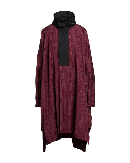 MSGM Purple Overcoat & Trench Coat