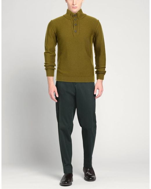 Col Roulé Alpha Studio pour homme en coloris Green