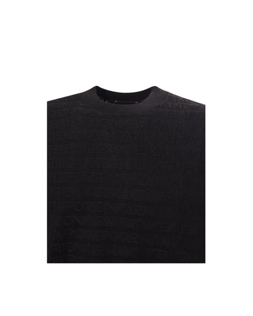 Emporio Armani Pullover in Black für Herren