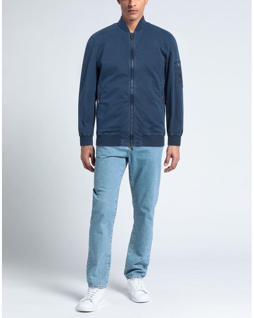 Brunello Cucinelli Blue Denim Outerwear for men