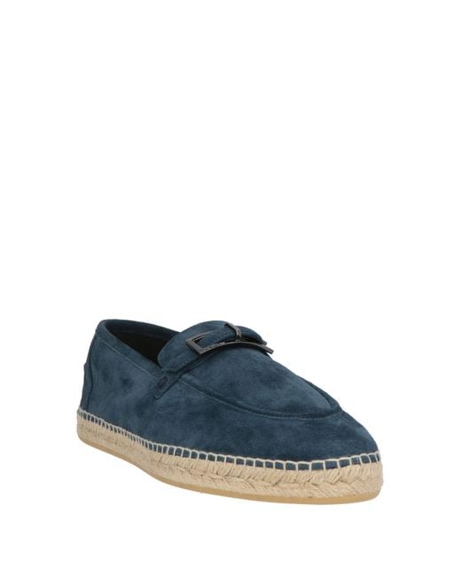 Sergio Rossi Blue Espadrilles Leather for men