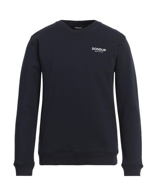 Dondup Blue Sweatshirt Cotton, Elastane for men