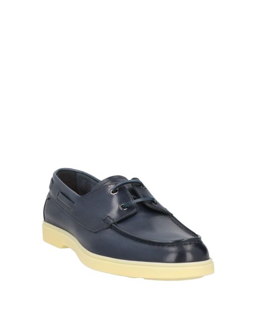 Santoni Blue Loafer for men