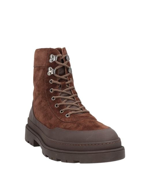 Brunello Cucinelli Brown Ankle Boots for men