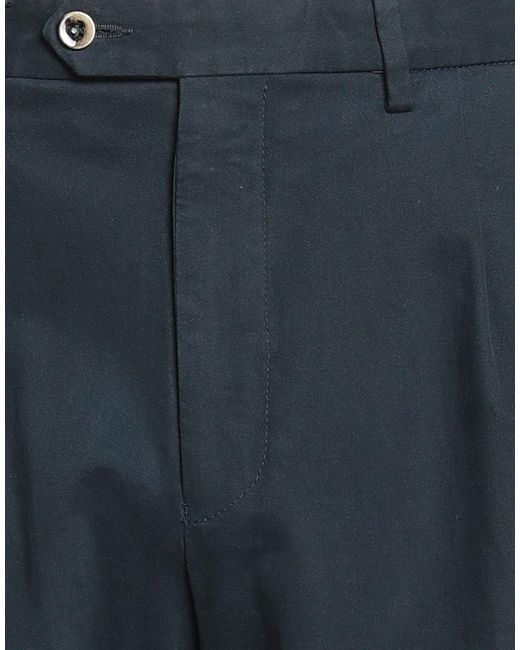 Germano Blue Pants Cotton, Elastane for men