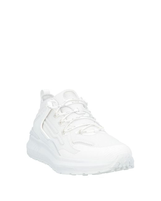 Tod's White Sneakers Textile Fibers, Leather for men