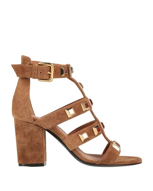Via Roma 15 Brown Sandals Leather