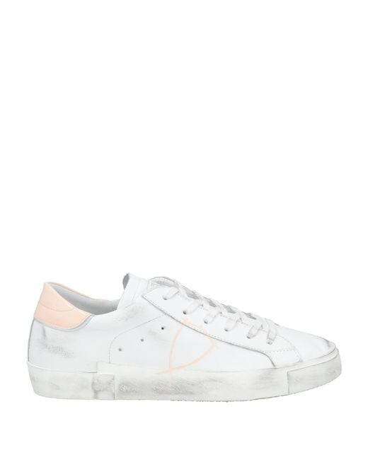 Philippe Model White Sneakers Leather