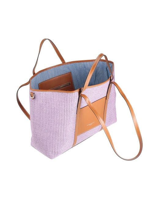 Gianni Chiarini Pink Handbag Textile Fibers