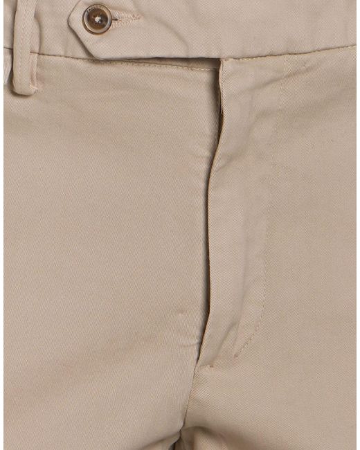 Paoloni Natural Pants Cotton, Elastane for men