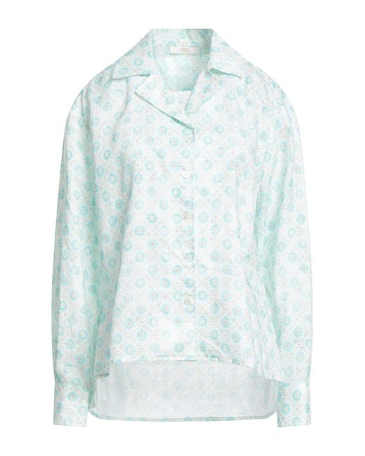 Fedeli Blue Shirt Linen