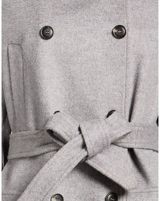 Eleventy Gray Coat Wool