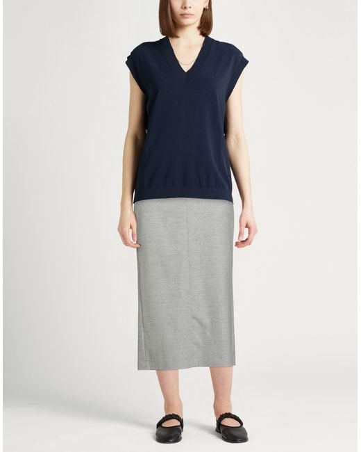 Peserico Gray Midi Skirts