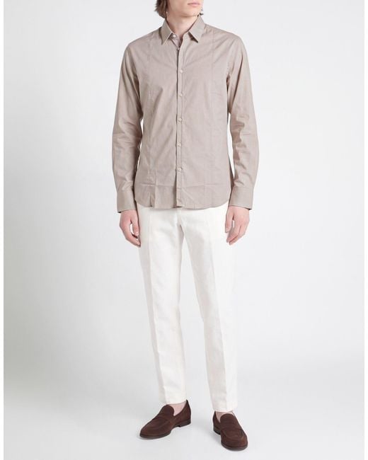 Bagutta Pink Shirt Cotton, Elastane for men