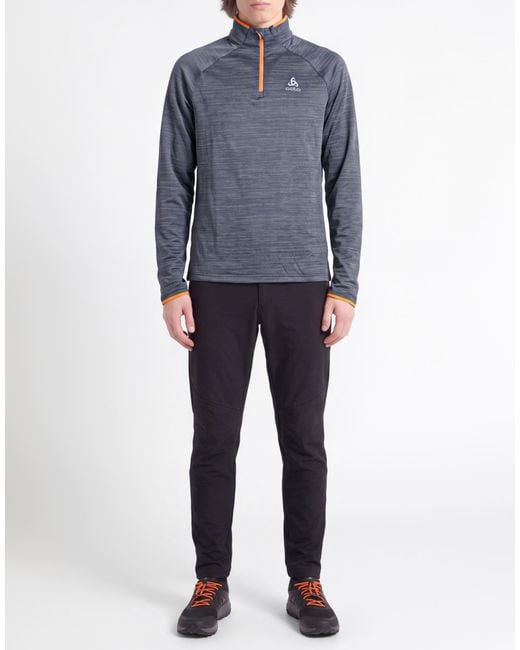 Odlo Blue Sweatshirt Polyester, Elastane for men