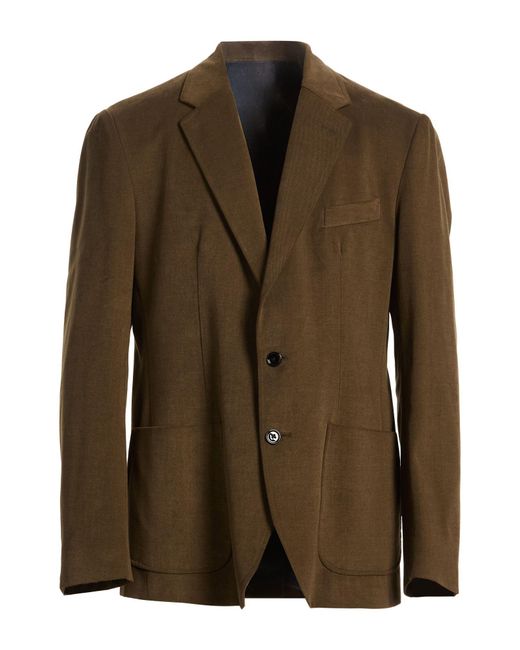 Dondup Green Blazer Cotton for men