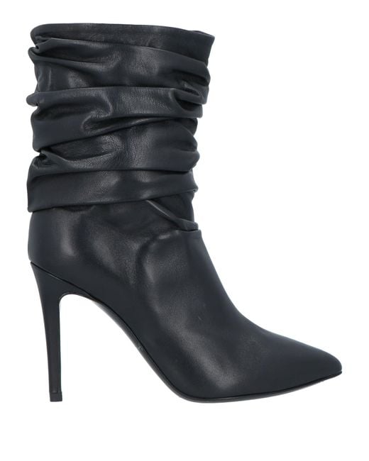 Erika Cavallini Semi Couture Ankle Boots in Black | Lyst