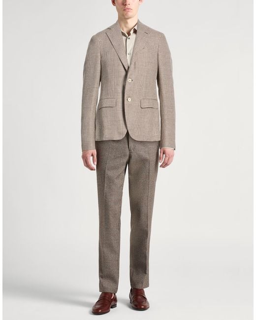 Caruso Brown Blazer for men
