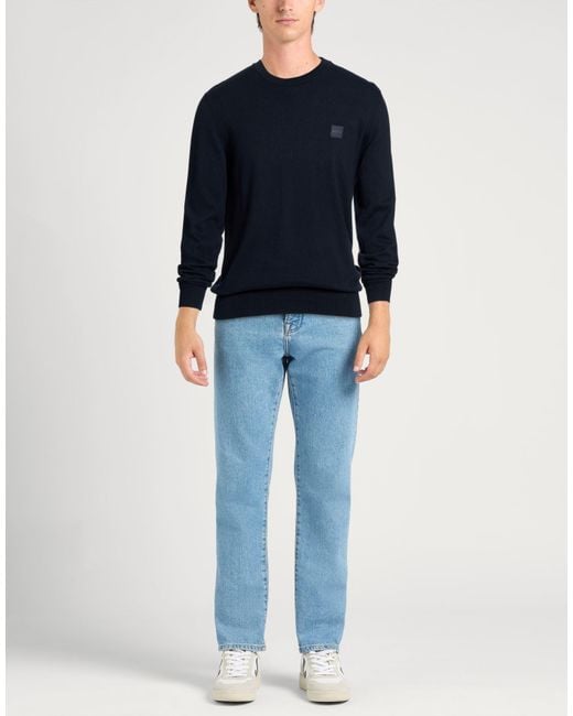 Boss Blue Sweaters for men