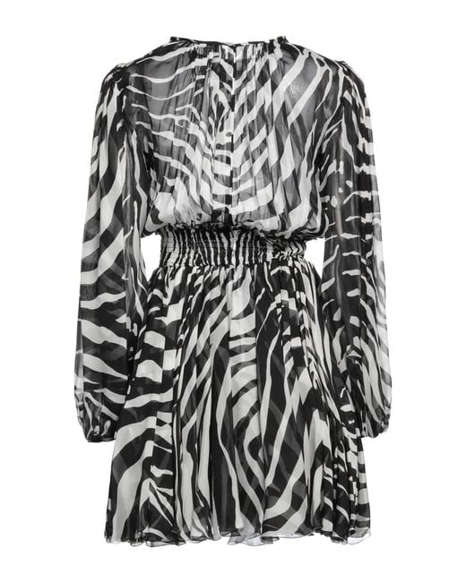 Dolce & Gabbana Gray Mini Dress