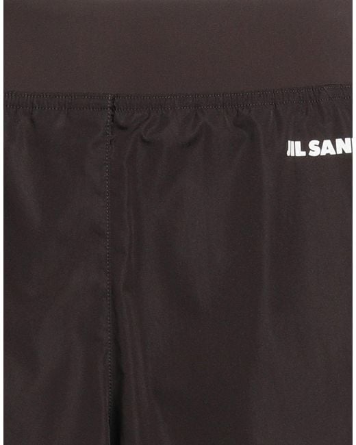 Jil Sander Black Shorts & Bermuda Shorts Polyester