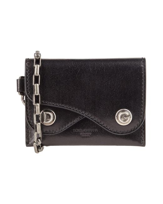 Dolce & Gabbana Black Cardholder for men