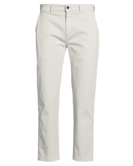 Department 5 White Light Jeans Cotton, Elastane for men