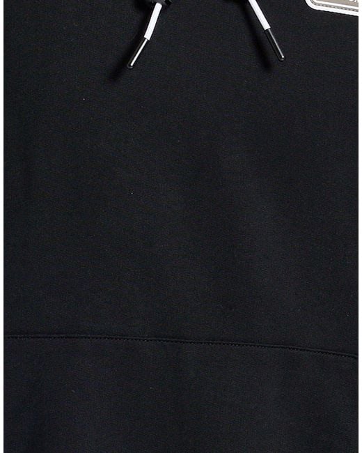 EA7 Black Sweatshirt Cotton, Polyamide for men