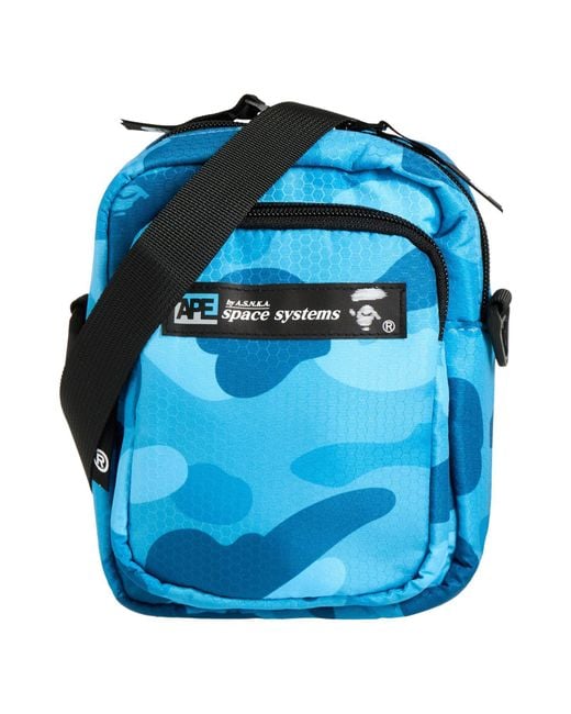 A Bathing Ape Blue Cross-Body Bags for men