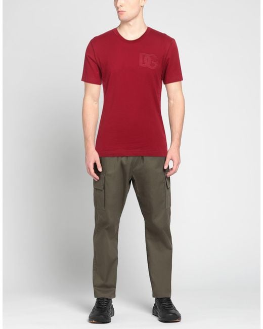 Dolce & Gabbana Red T-shirt for men