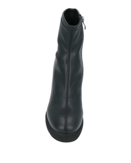Jeannot Black Ankle Boots Leather