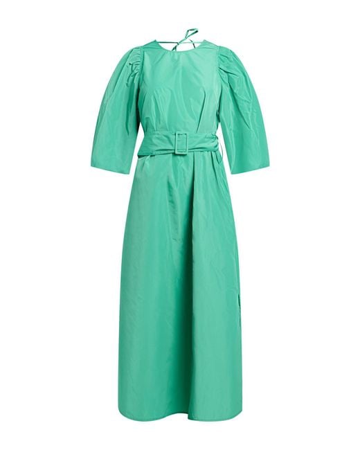 Maliparmi Green Emerald Maxi Dress Polyester