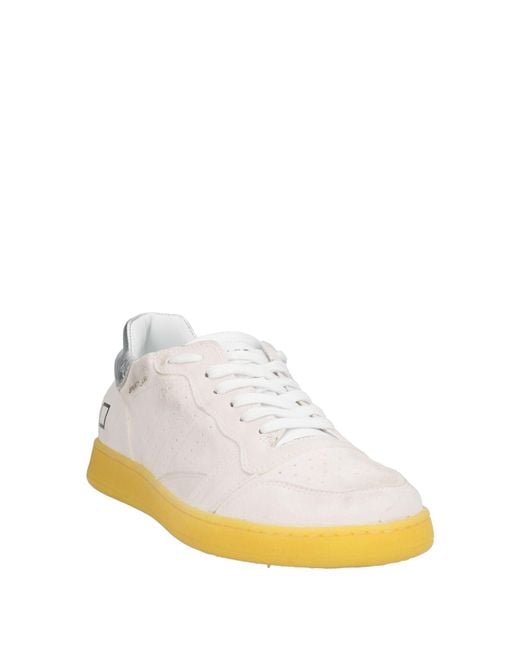 Date Pink Sneakers Leather