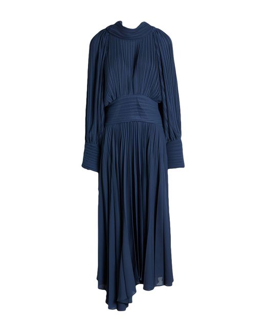 MEIMEIJ Blue Midi Dress Polyester