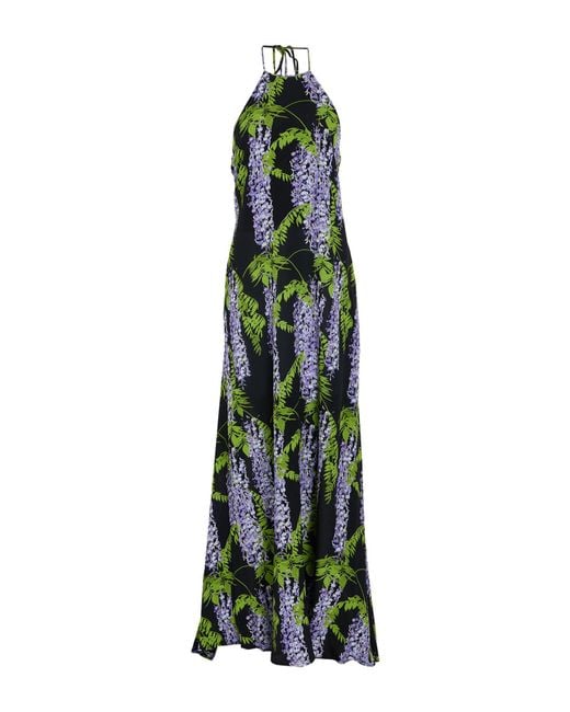 BERNADETTE Green Maxi Dress Viscose