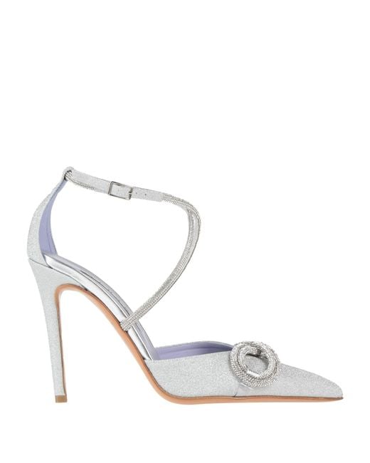 Albano White Pumps