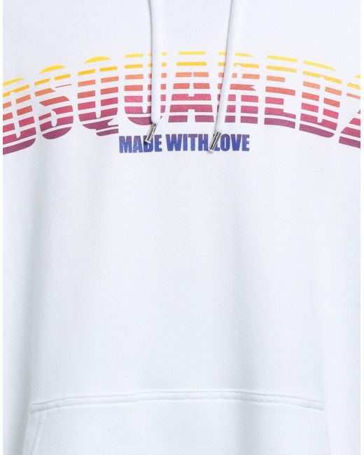 DSquared² White Sweatshirt for men