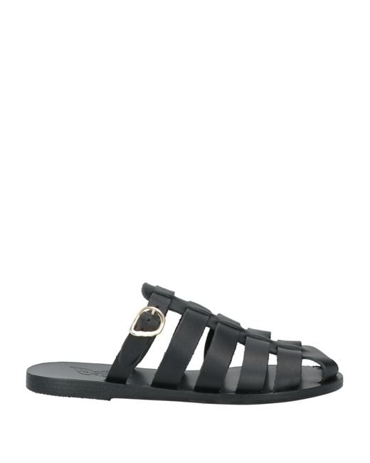 Ancient Greek Sandals Black Mules & Clogs